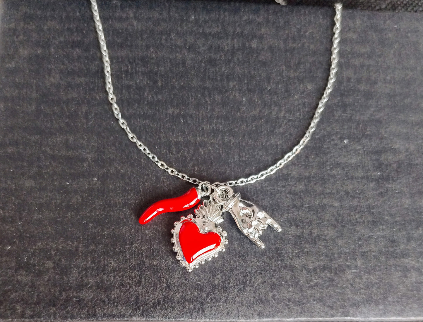 Collana malocchio silver