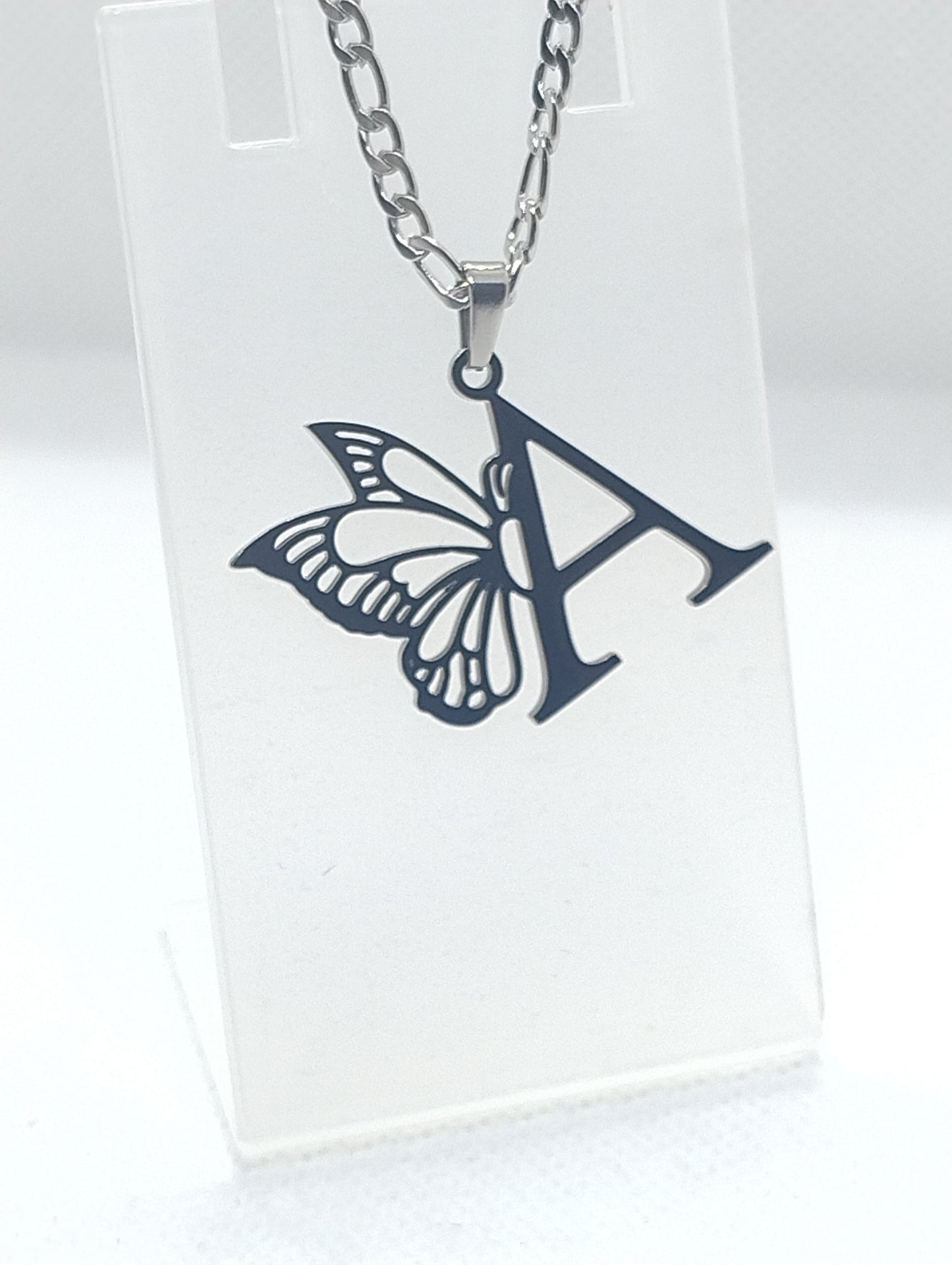 Collana Iniziale Farfalla – Acciaio Inossidabile