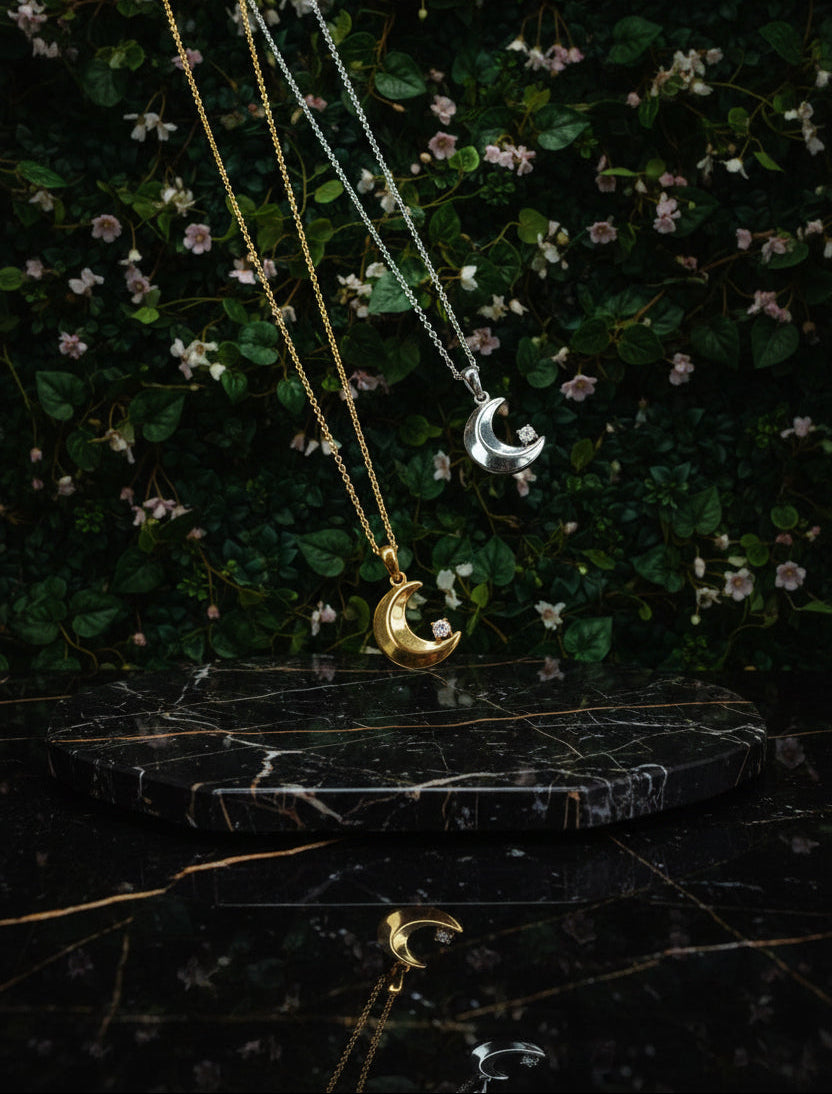 Collana Sogna tra le stelle 🖤 Acciaio Inossidabile con Stelle e Zirconi