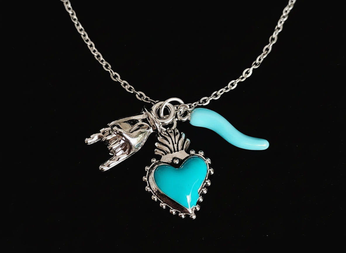 Collana malocchio silver