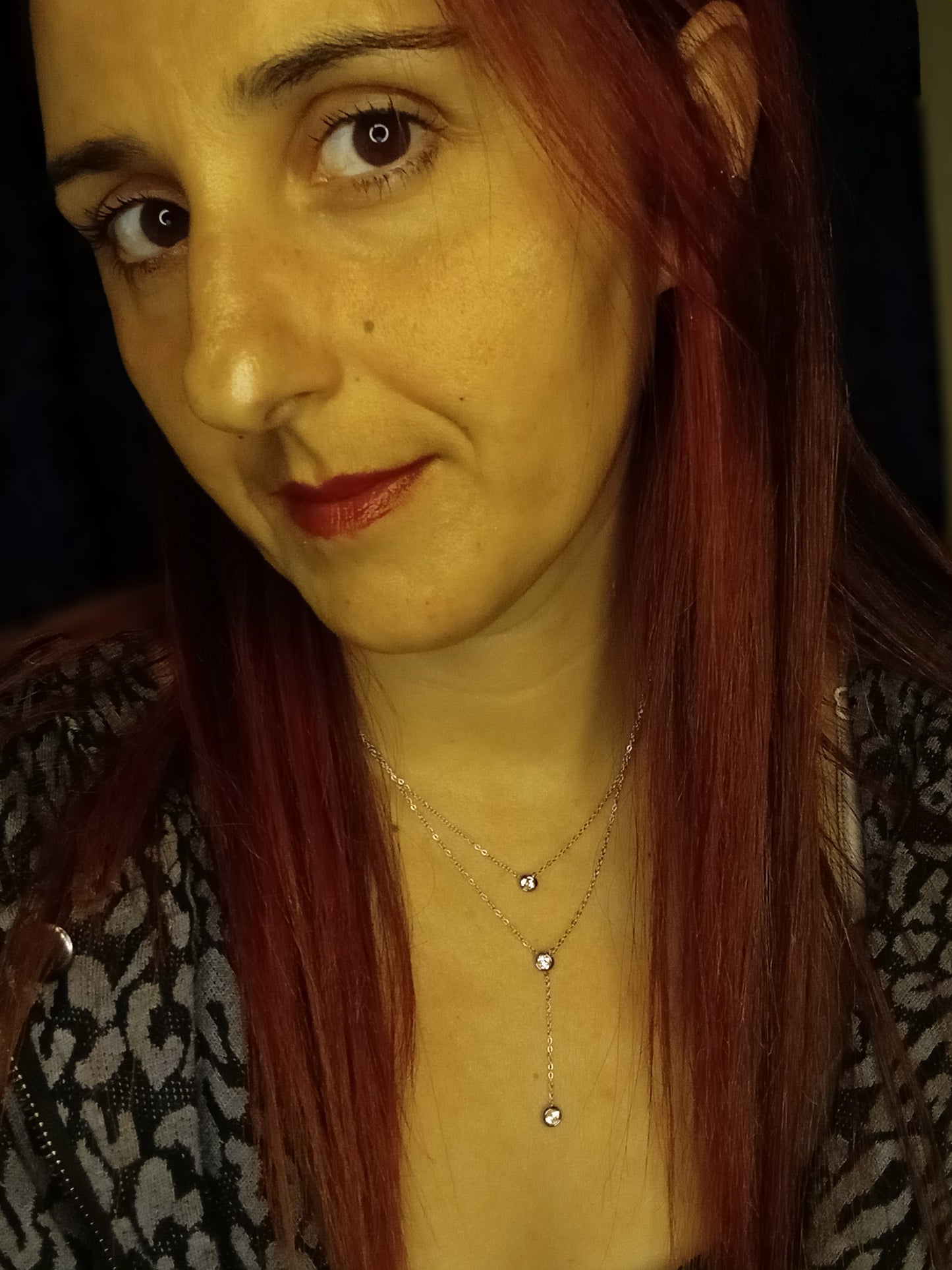 Collana doppio filo Crystal