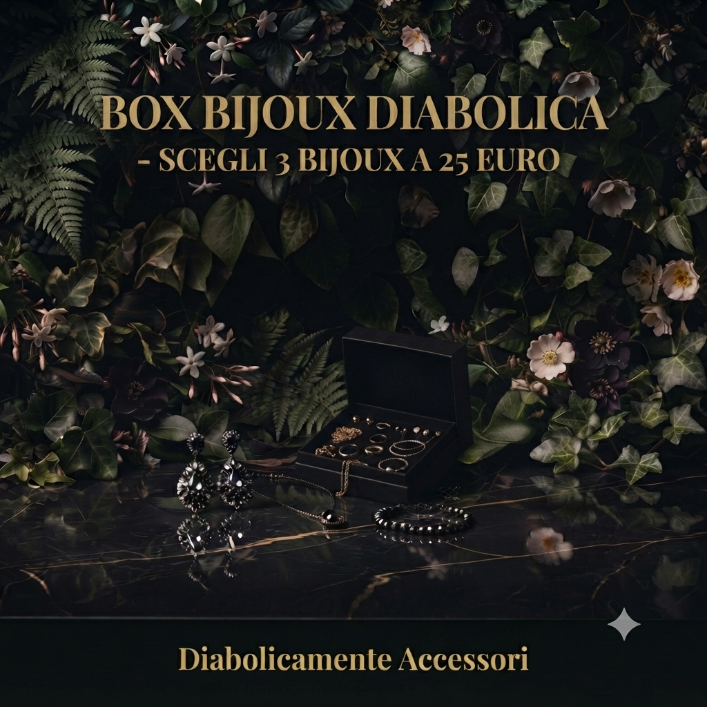 Box Bijoux Diabolica 🖤 Scegli 3 Bijoux a €25