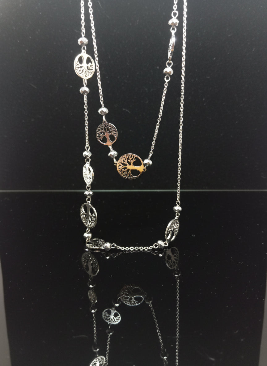Collana lunga albero della vita