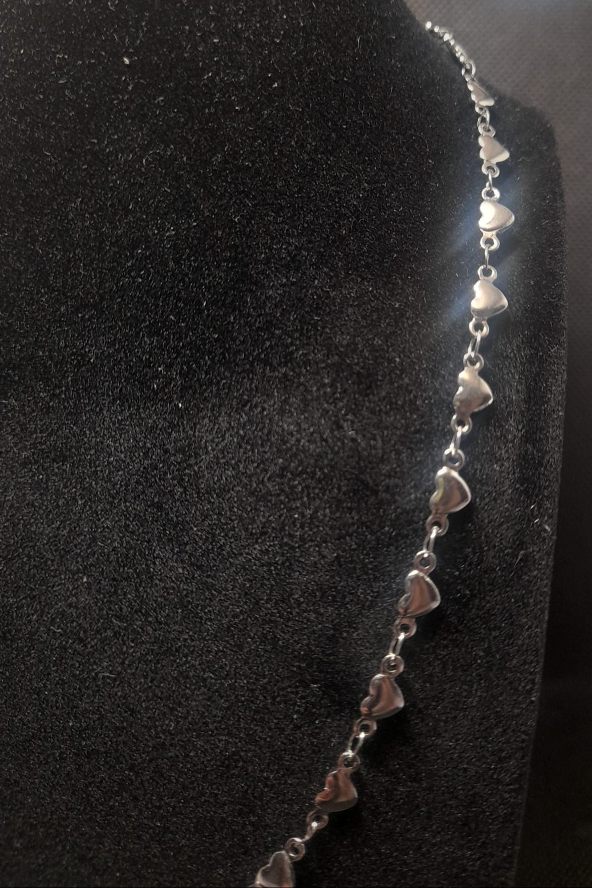 Collana Maglia di Cuori – Acciaio Inox Handmade