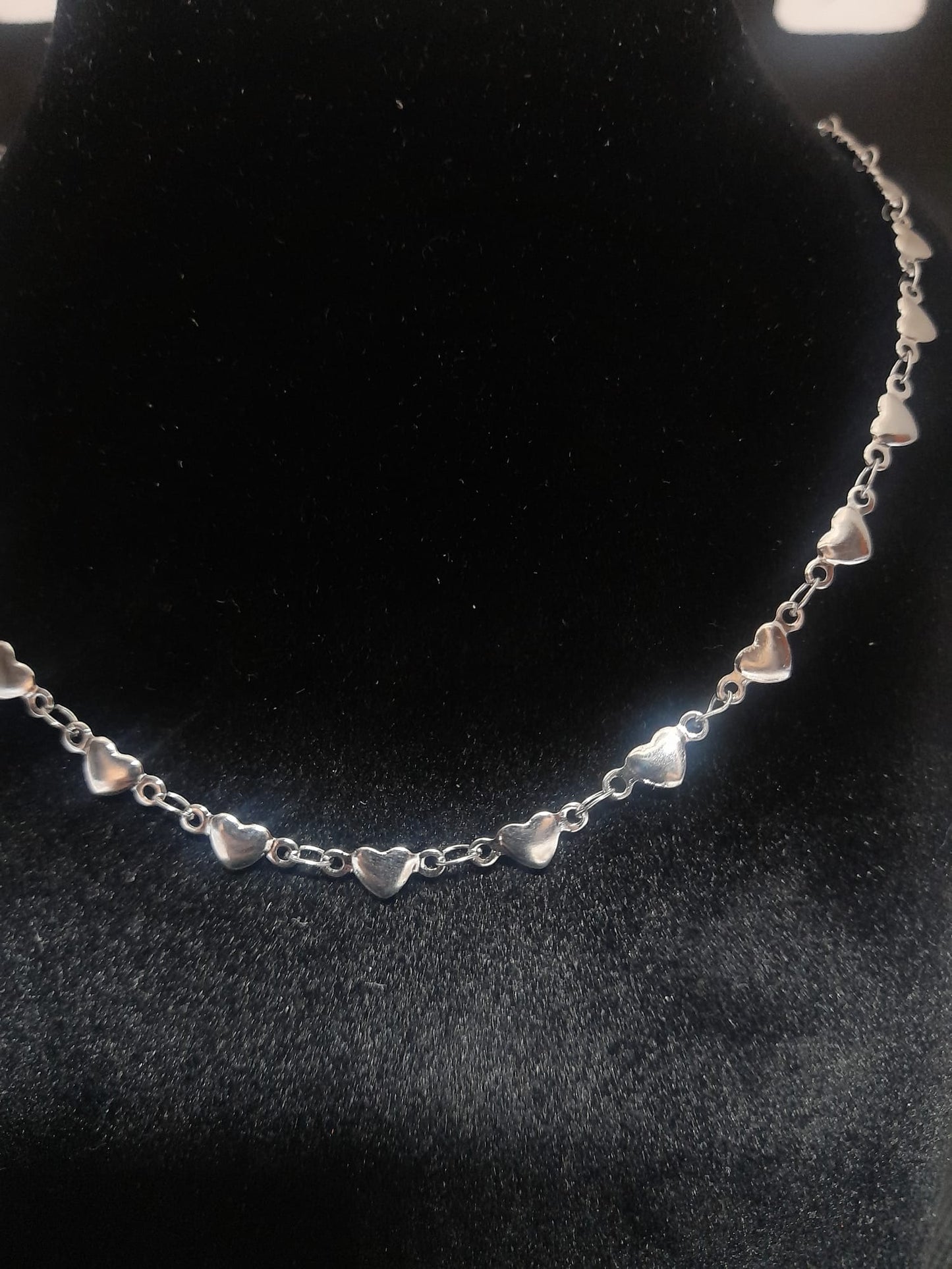 Collana Maglia di Cuori – Acciaio Inox Handmade