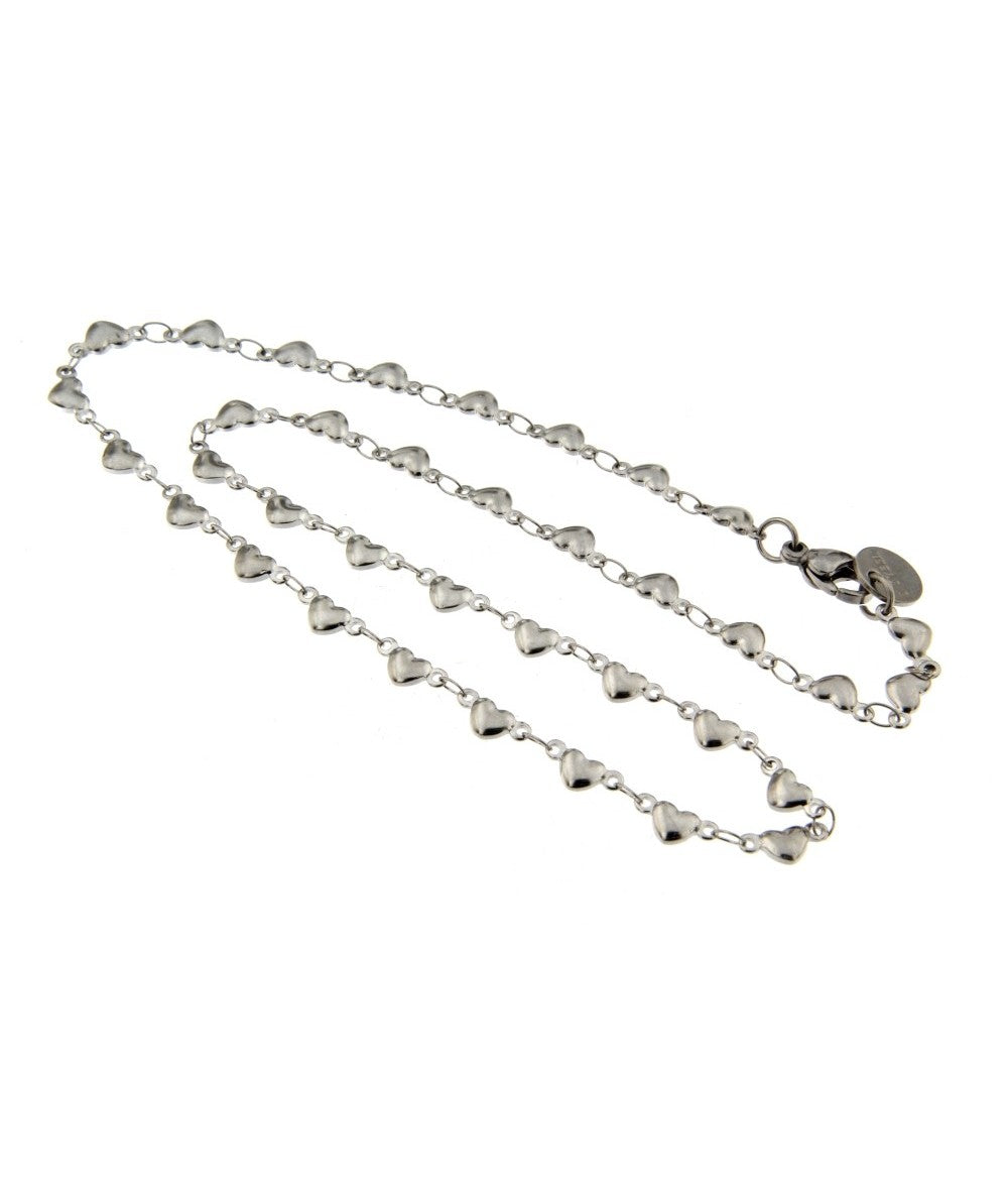 Collana Maglia di Cuori – Acciaio Inox Handmade