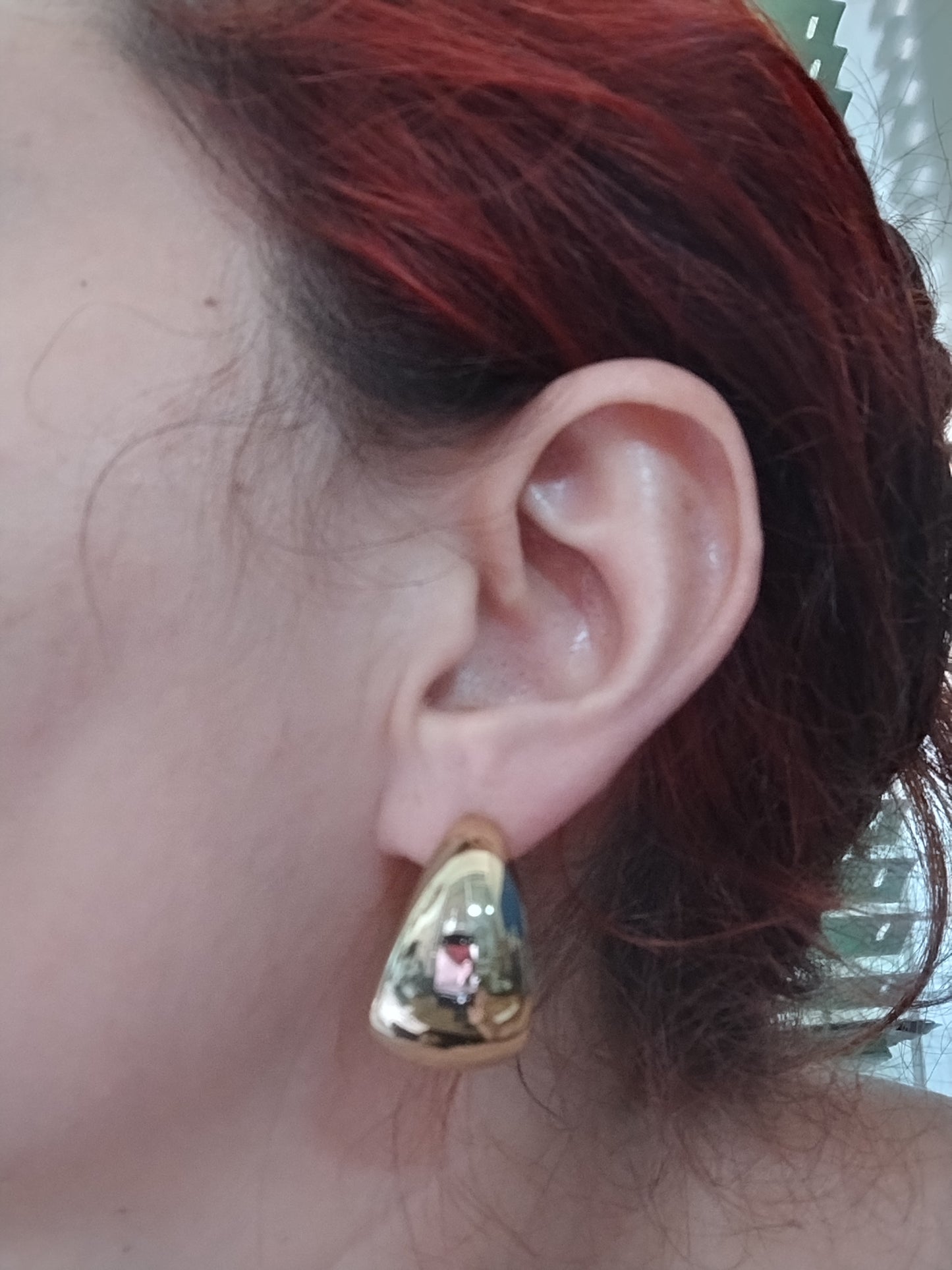 Orecchini semicerchio Gold