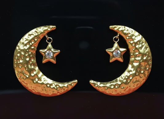 Orecchini riflessi lunari