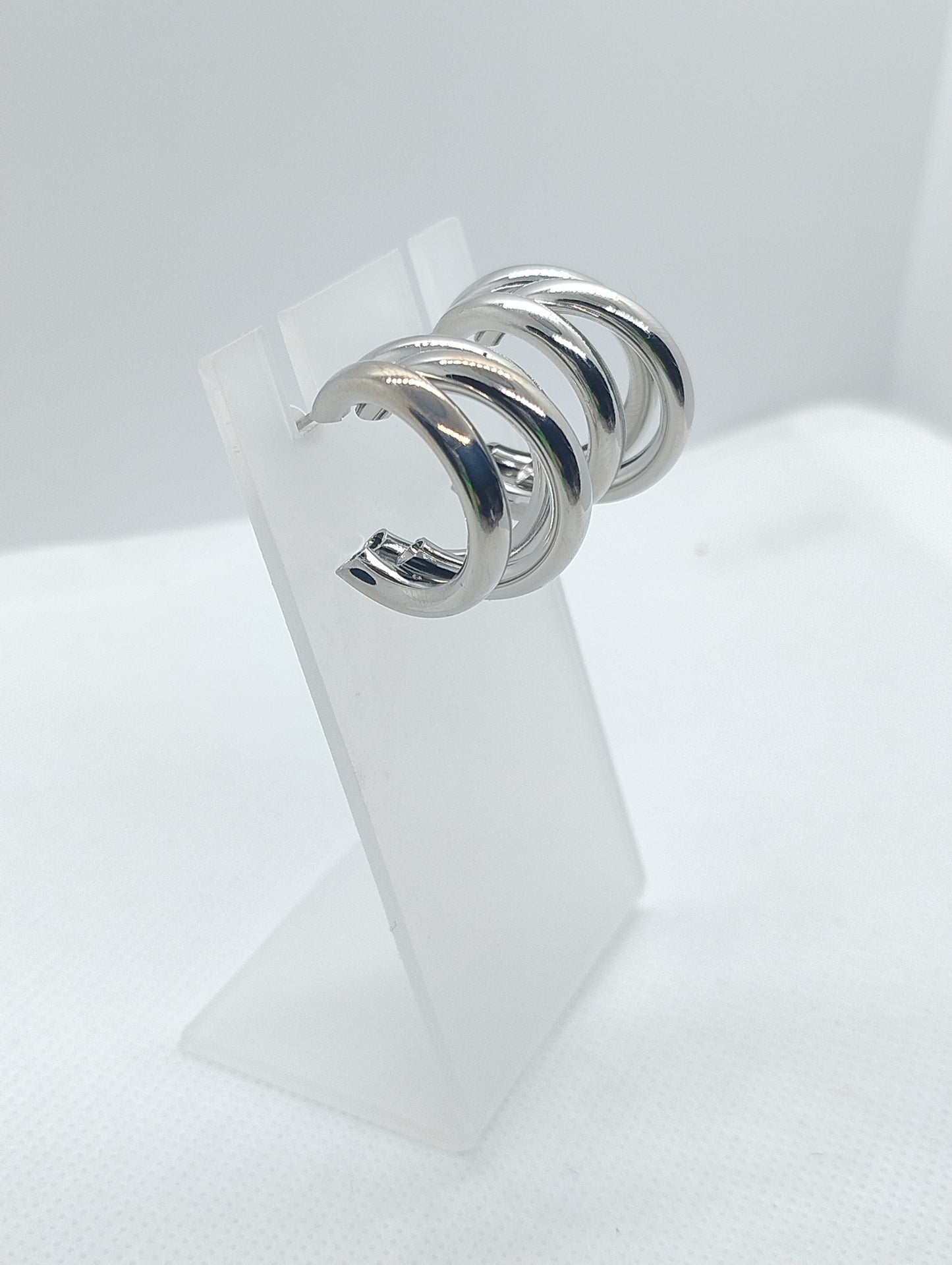 (omaggi)Orecchini Doppio Cerchio – Eleganza silver