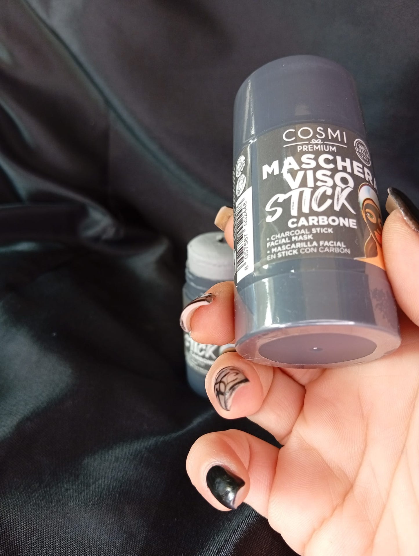 Maschera Viso Stick al Carbone – Cosmi Premium