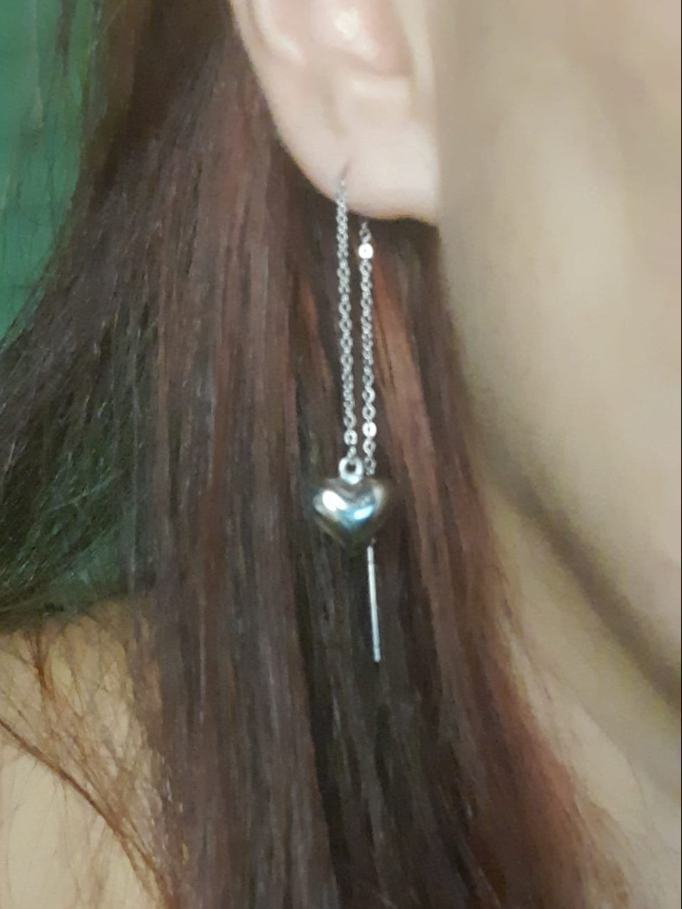 Orecchino Singolo “Sweet Moon” – Creazione Artigianale