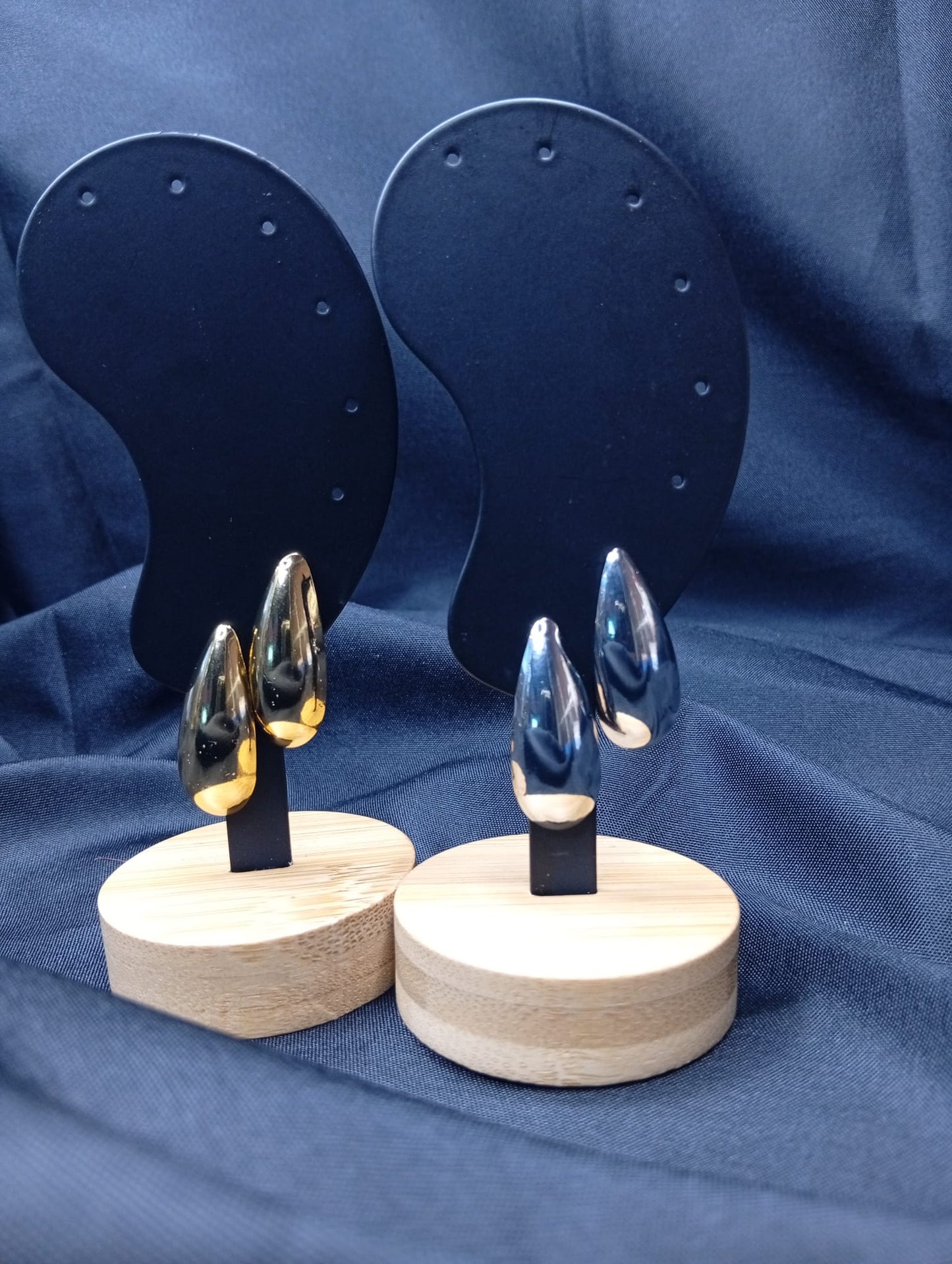 Orecchini Unghia 🖤 Design Scultoreo Acciaio Inossidabile