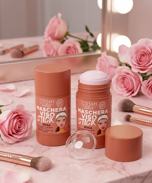 Maschera Viso Stick con Estratti di Rosa 🖤 45g Cosmi Milano