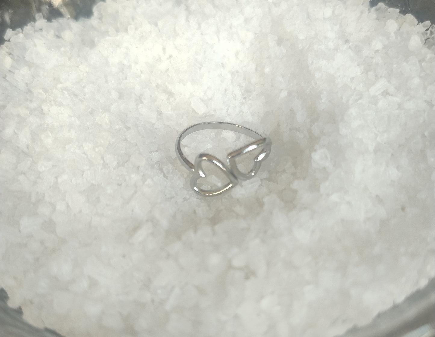 Anello cuore vuoto