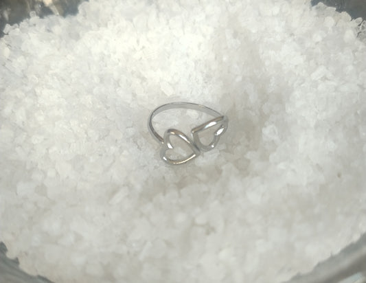 Anello cuore vuoto