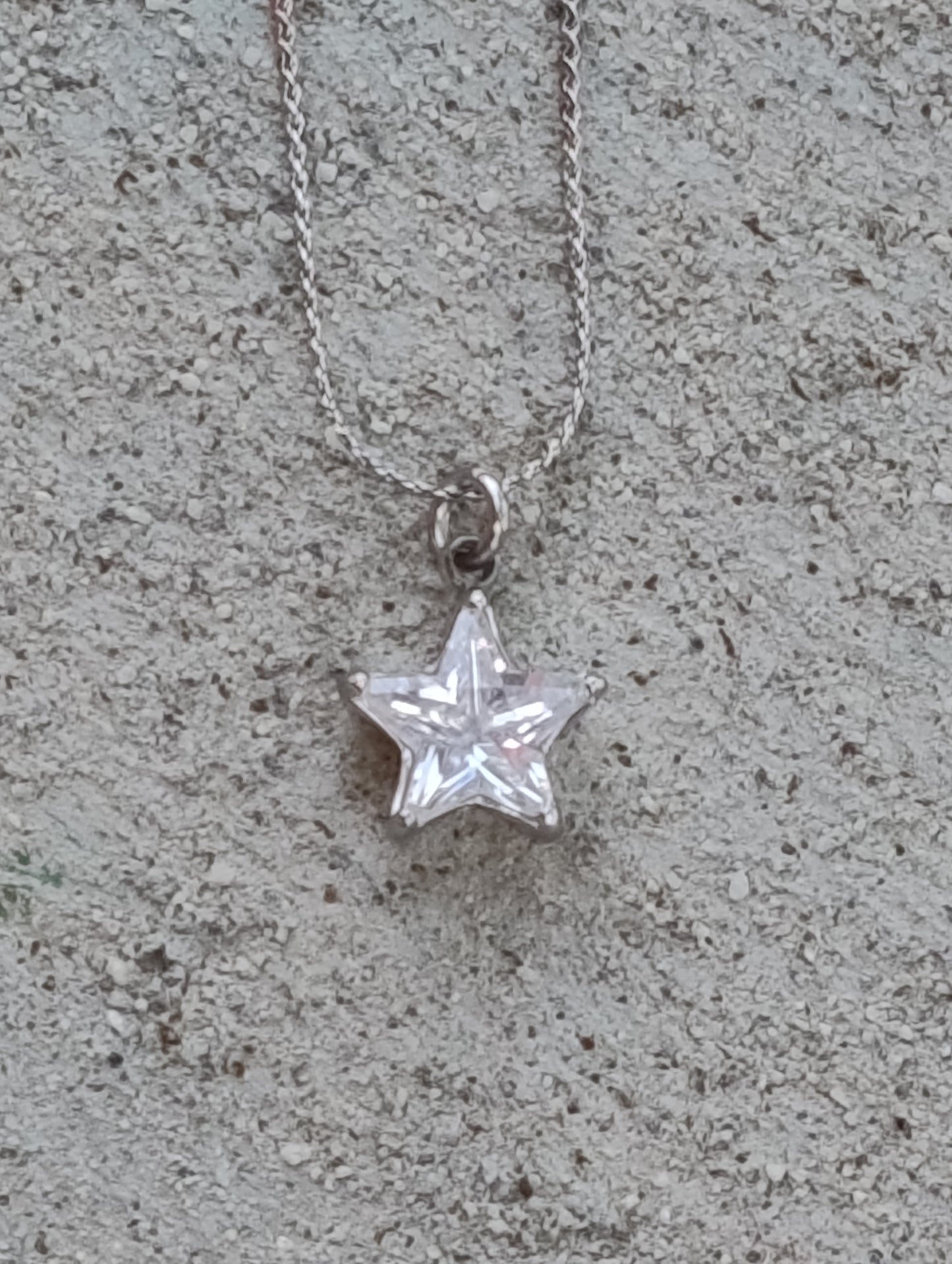 Collana Stellata 🖤 Pendente Stella con Zircone in Acciaio Inossidabile 316L