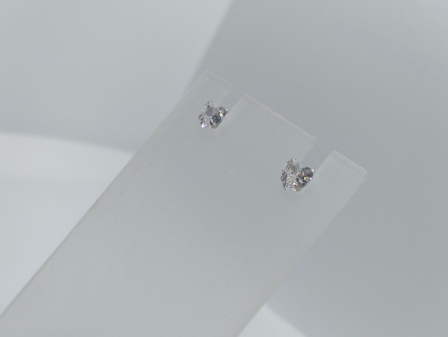 Orecchini "Cuore di Luce" in Argento 925 taglia 6