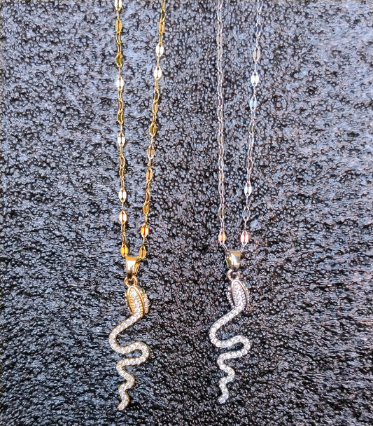 Collana Cobra  splendente