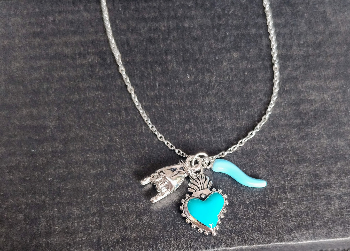 Collana malocchio silver