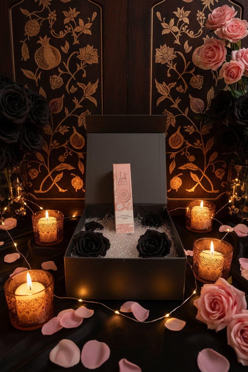 Kit Skincare Notte Fiori, Frutti e Magia Araba 🖤 Routine Serale Completa