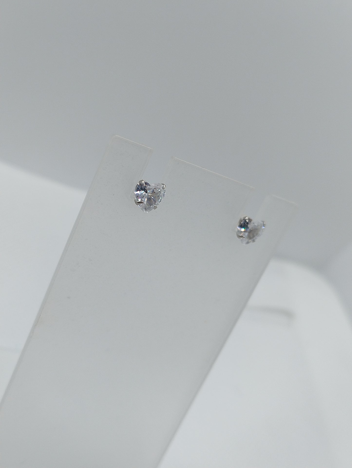 Orecchini "Cuore di Luce" in Argento 925 taglia 6