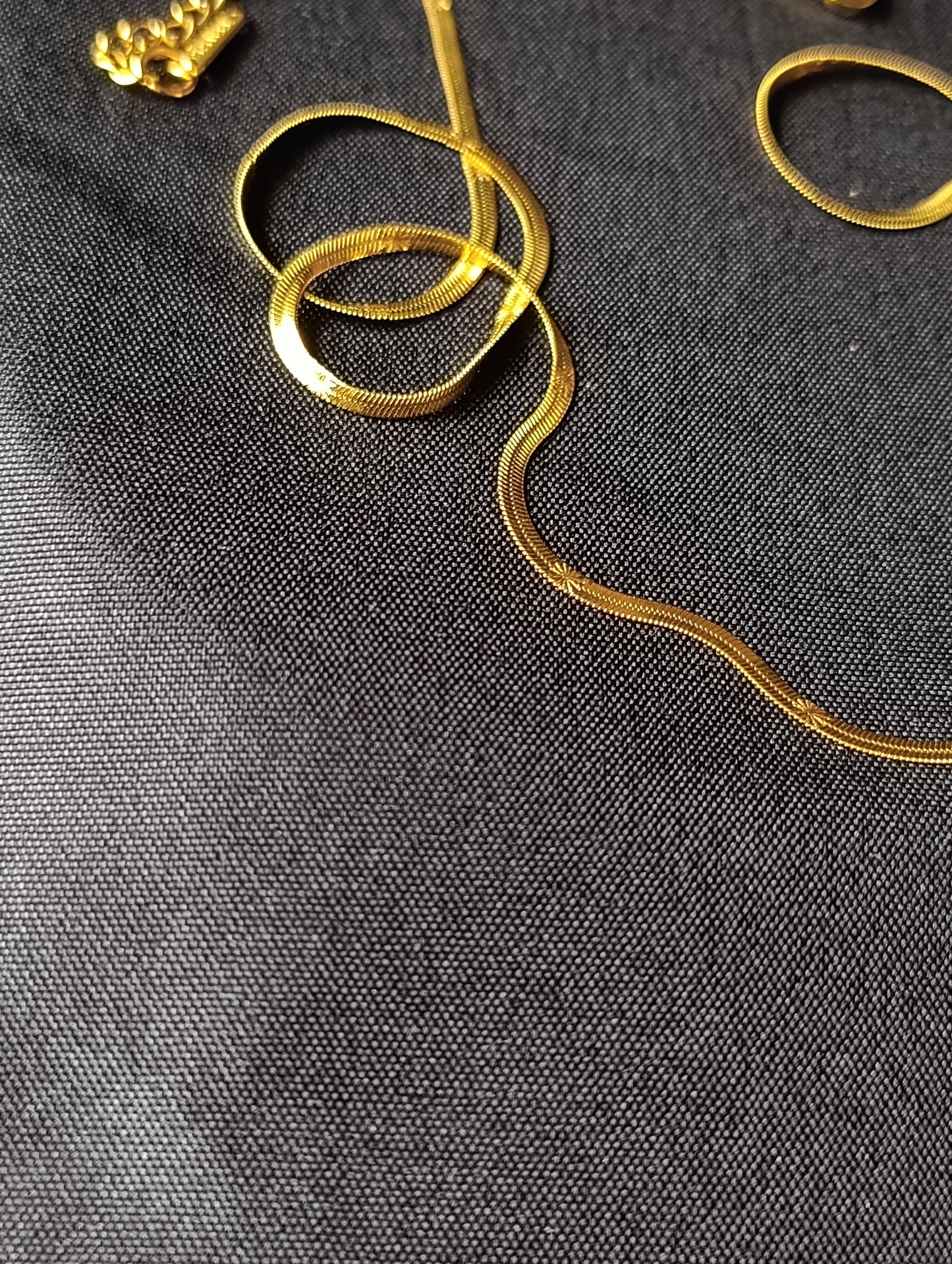 Collana Stella Cometa 🖤 Catena Snake Dorata con Stelle in Acciaio 316L