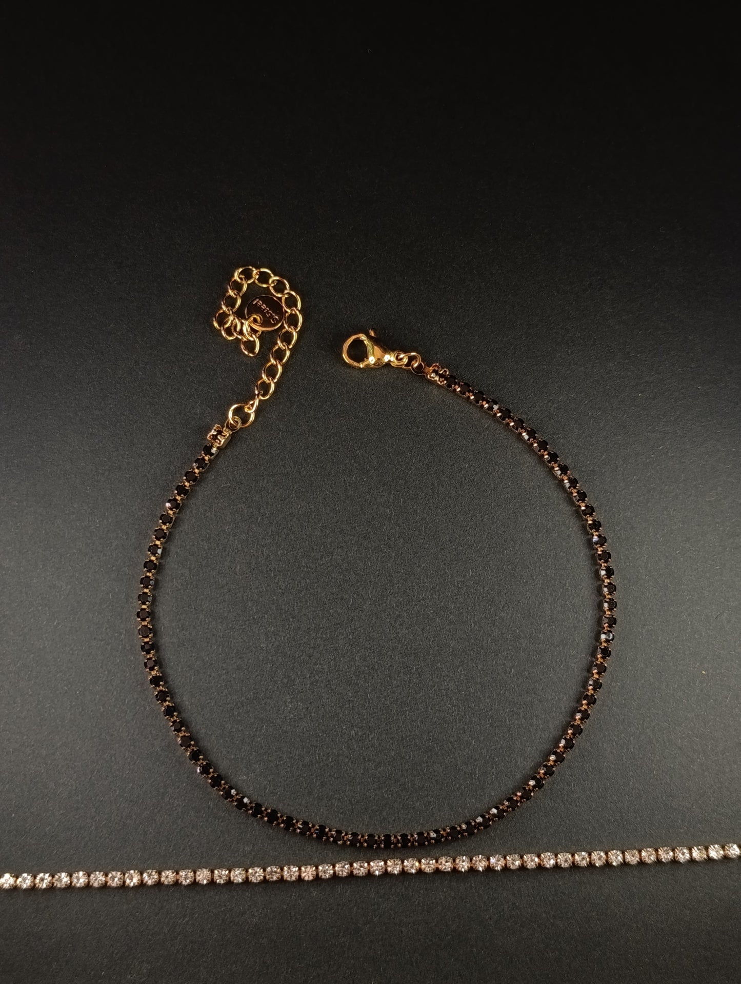 Omaggi 🖤 Cavigliere tennis base oro
