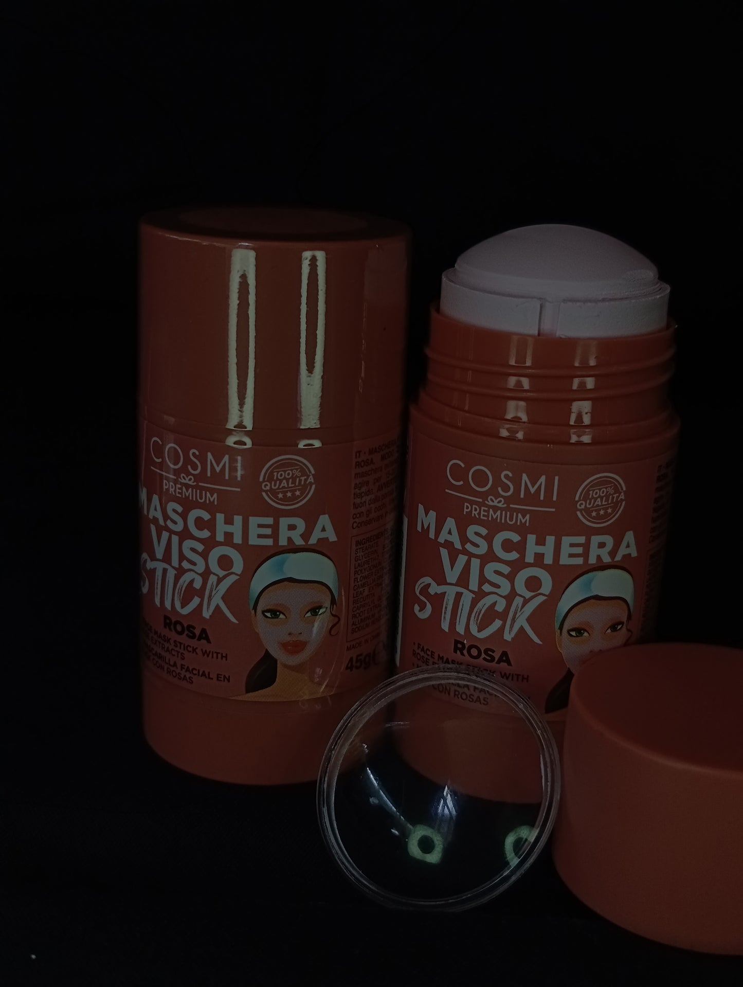 Maschera Viso Stick con Estratti di Rosa 🖤 45g Cosmi Milano