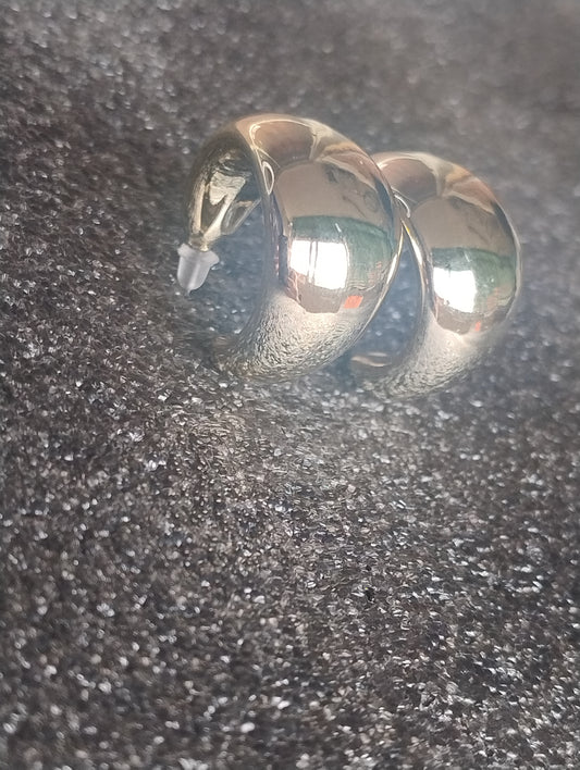 Orecchini semicerchio Gold