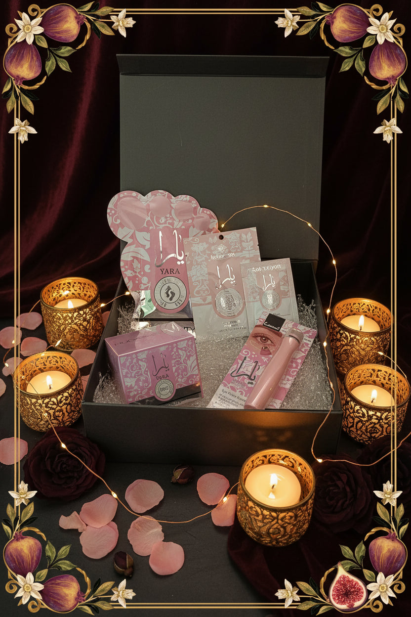 Box Skincare Fiori, Frutti e Magia Araba 🖤 Routine Viso & Corpo