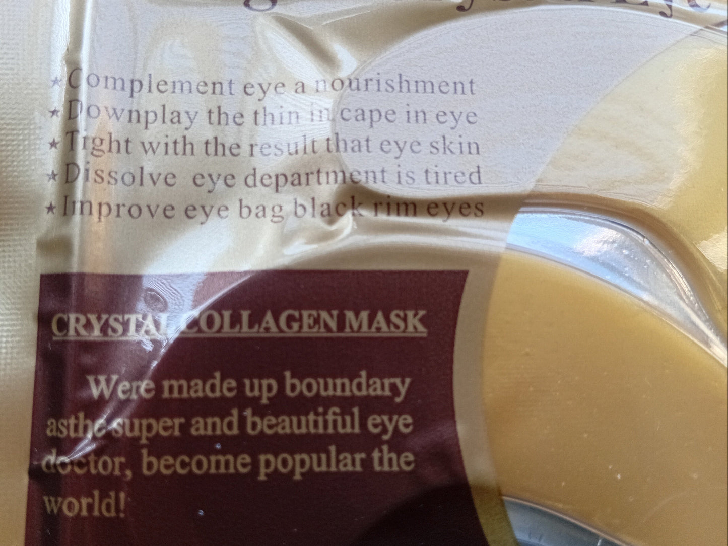 Patch Occhi al Collagene - Crystal Eye Mask