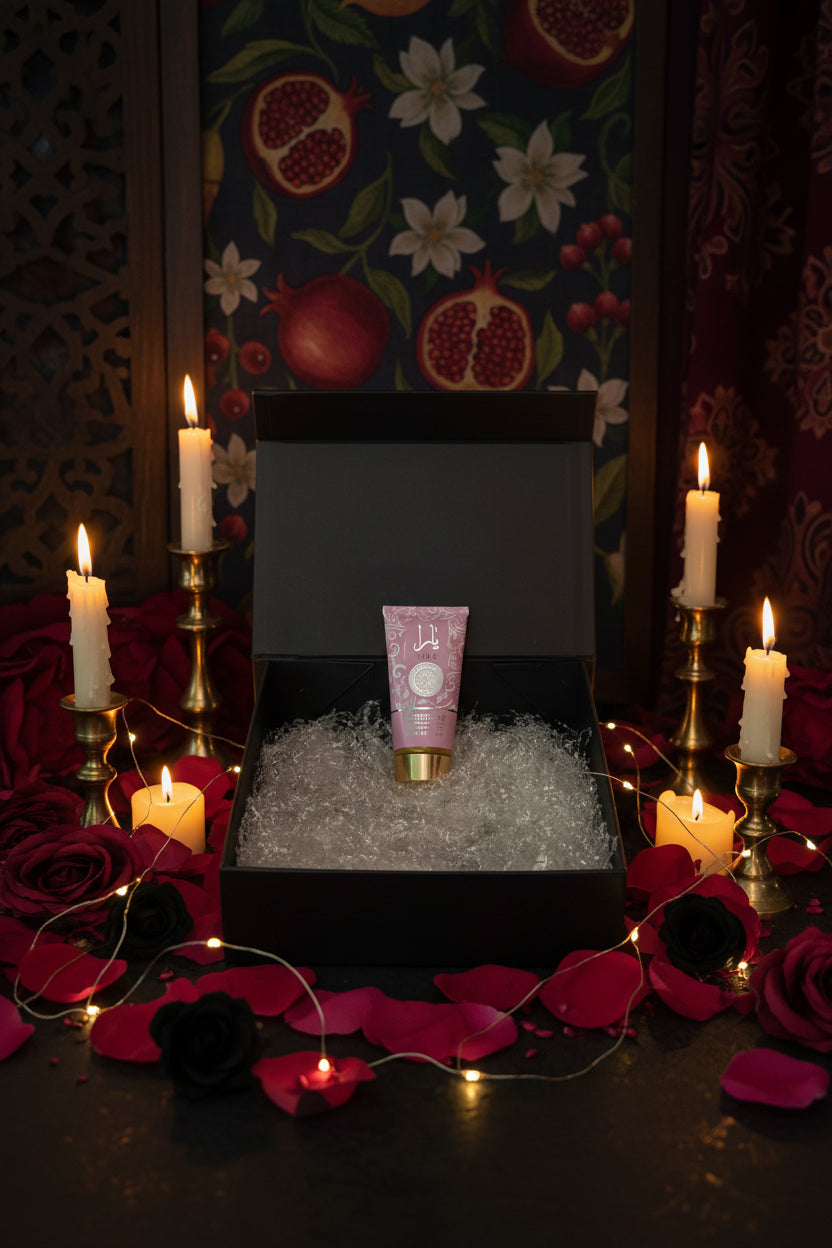 Mini Kit Fiori, Frutti e Magia Araba 🖤 Crema Mani & Profumo