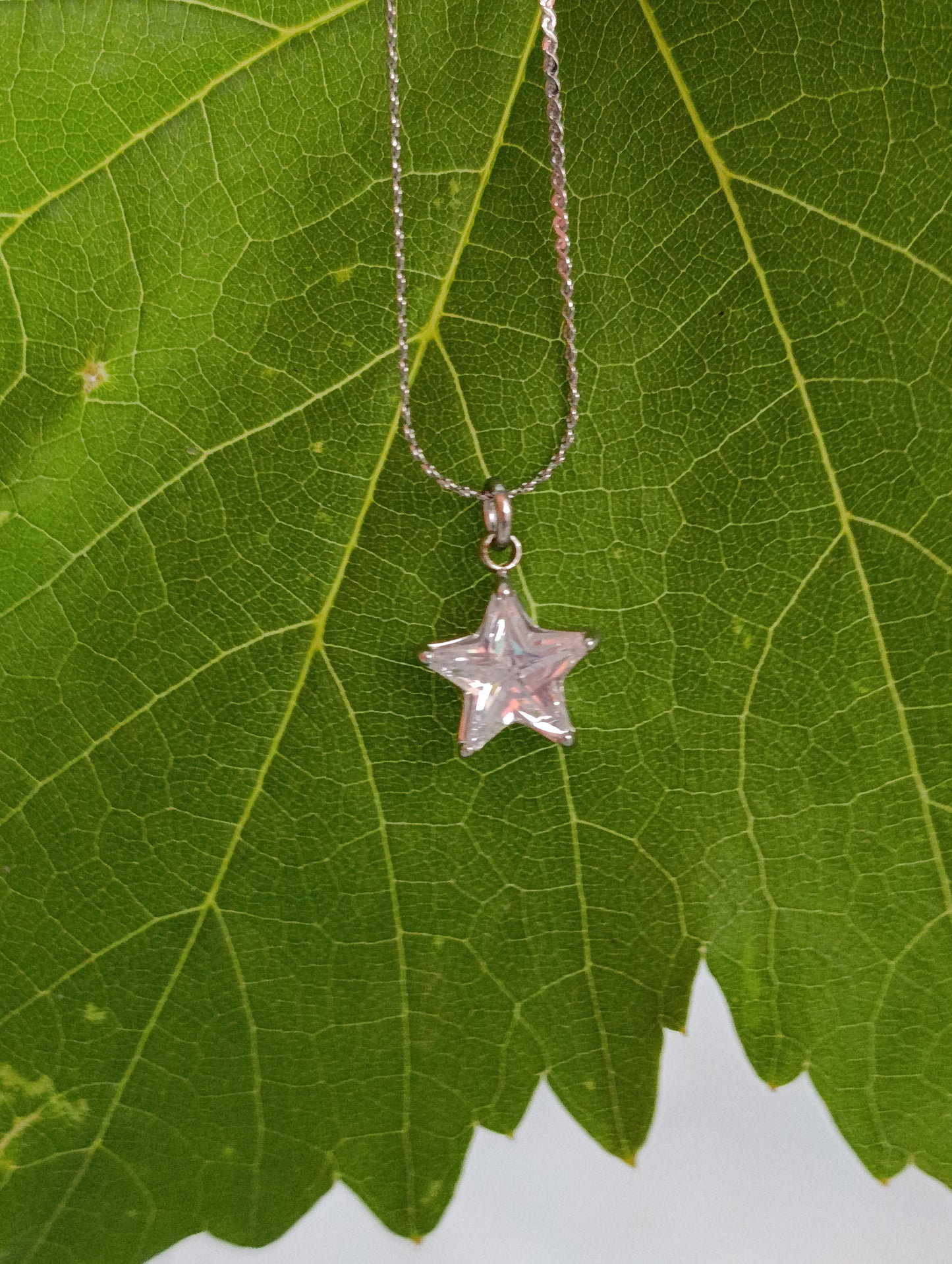 Collana Stellata 🖤 Pendente Stella con Zircone in Acciaio Inossidabile 316L