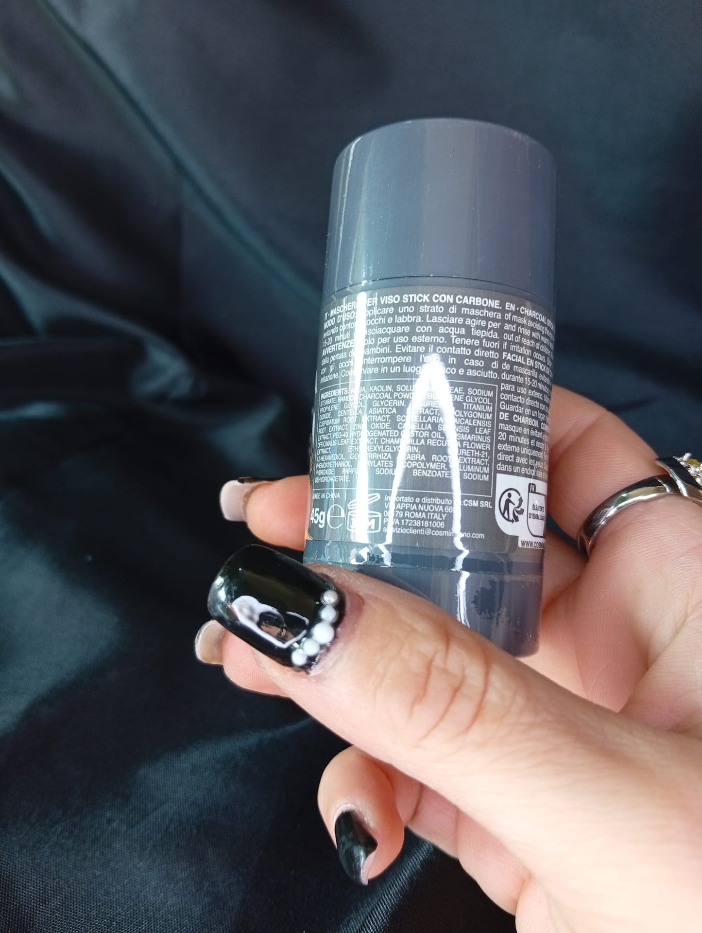 Maschera Viso Stick al Carbone – Cosmi Premium