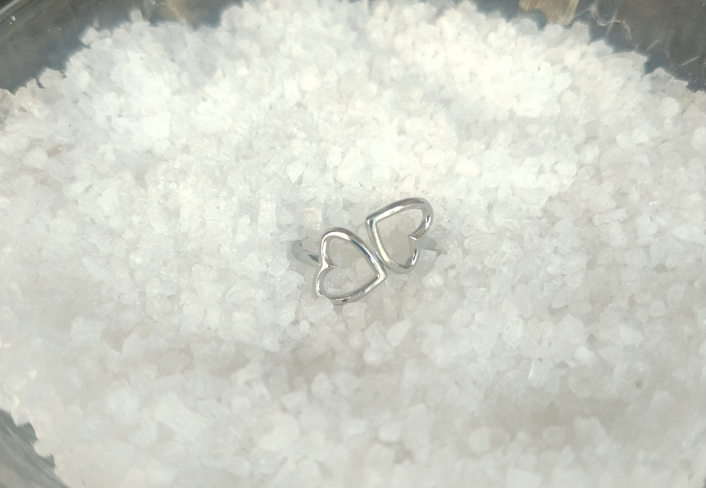 Anello cuore vuoto