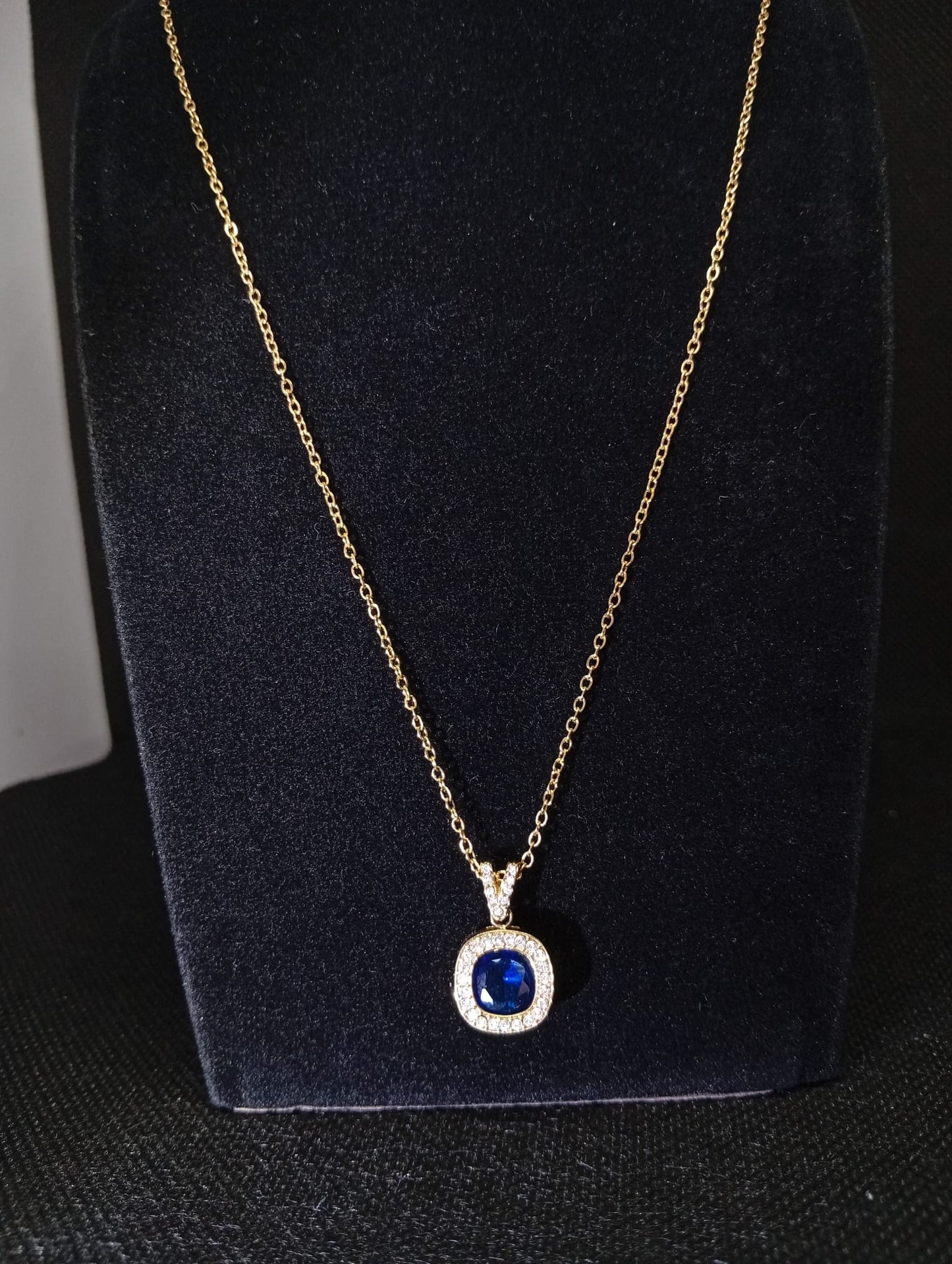 Collana Quadrato Intercambiabile ♥ in Acciaio Inossidabile con 4 Pietre Incluse  Bijoux Personalizzabile Oro e Argento 🖤