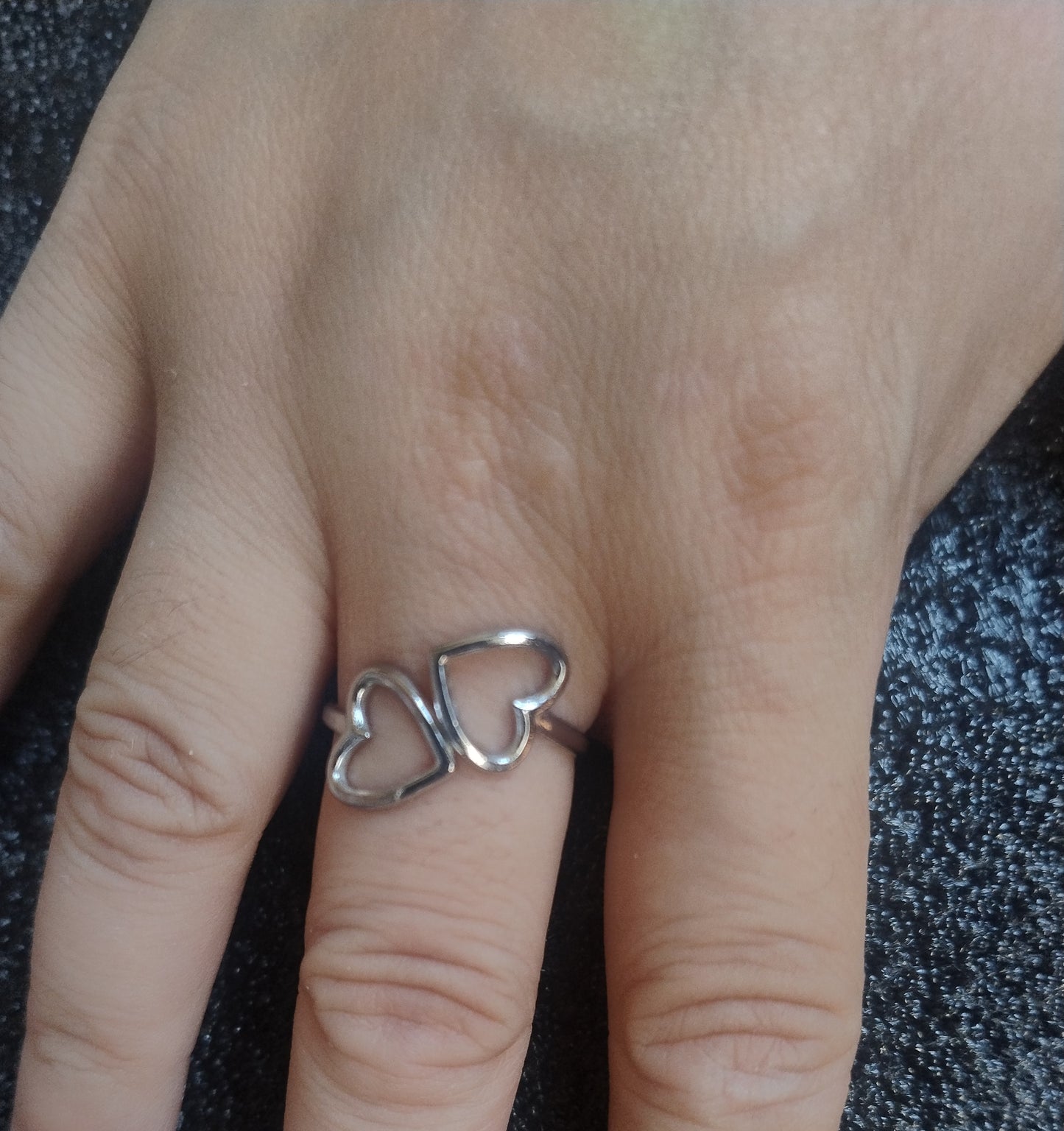 Anello cuore vuoto
