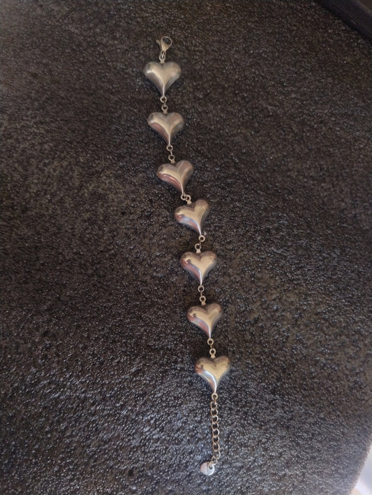 Bracciale inseguimento di cuori