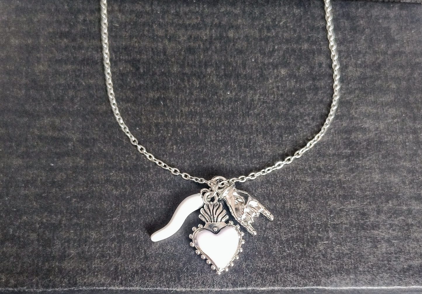 Collana malocchio silver