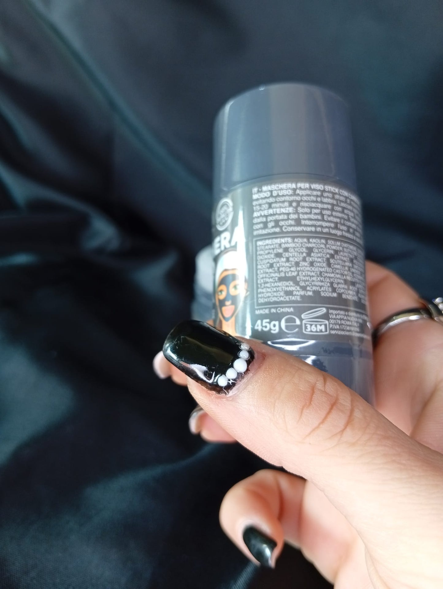 Maschera Viso Stick al Carbone – Cosmi Premium