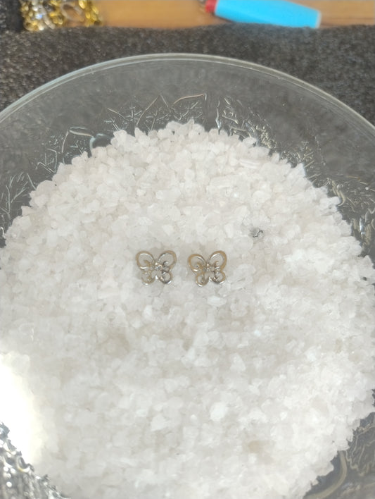 Orecchini mini farfalla
