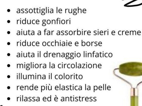 Rullo di Giada 🖤 Massaggio Viso Rituale Fiori, Frutti e Magia Araba