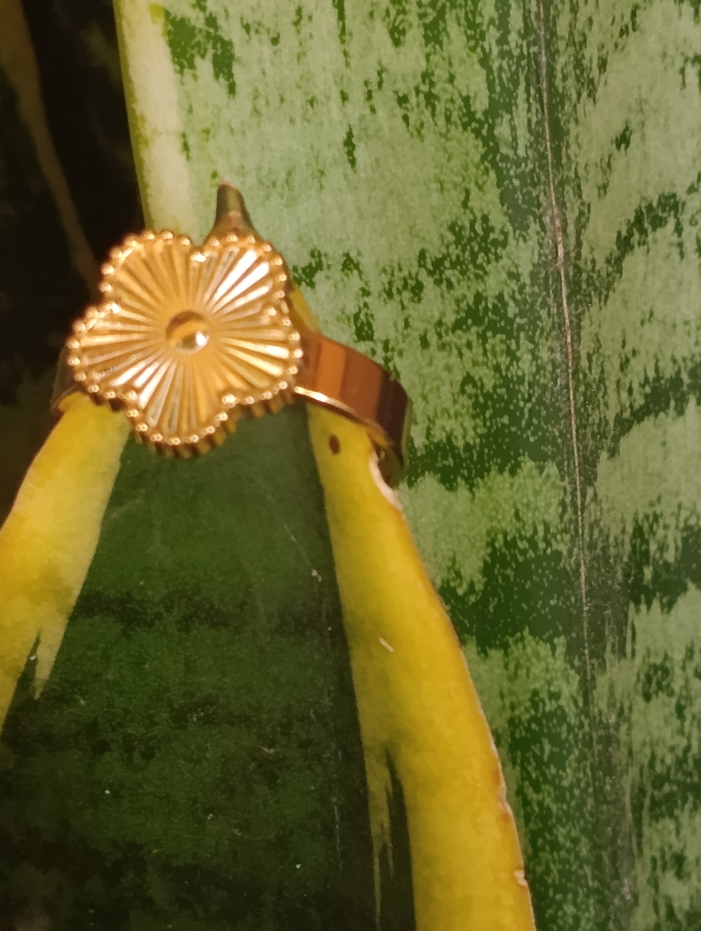 Anello Fiore Vintage - Acciaio 304