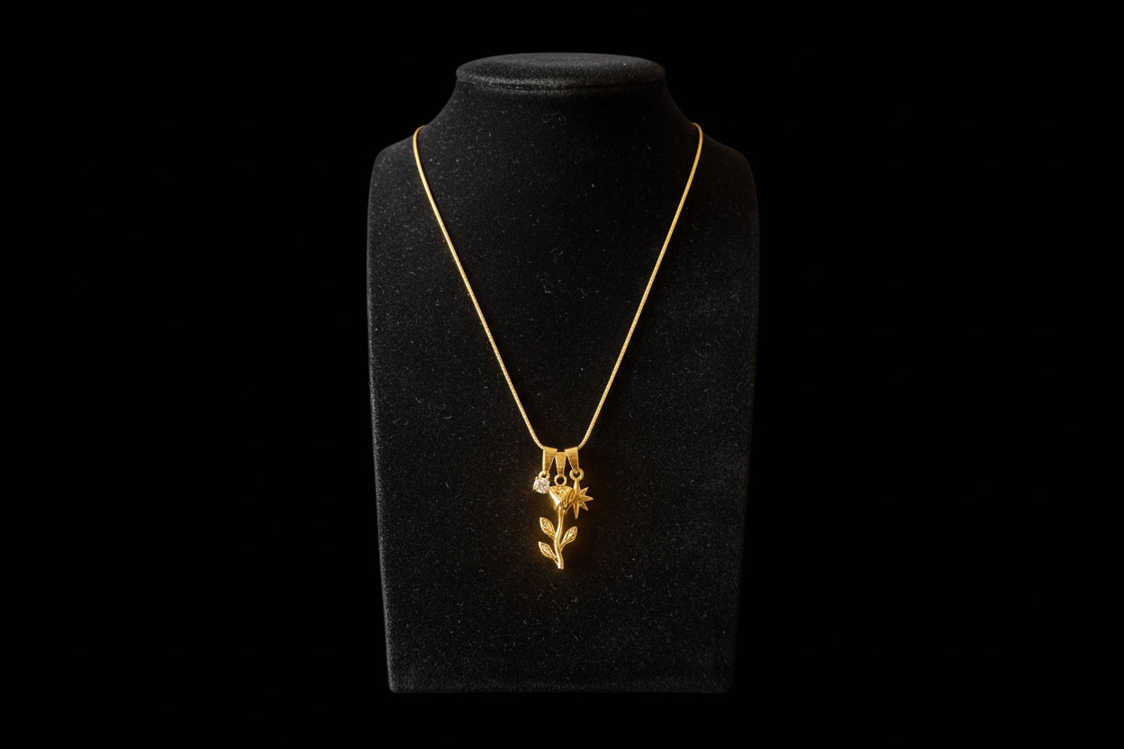 Collana Luce di Rosa 🖤 Punto Luce, Rosa e Stella