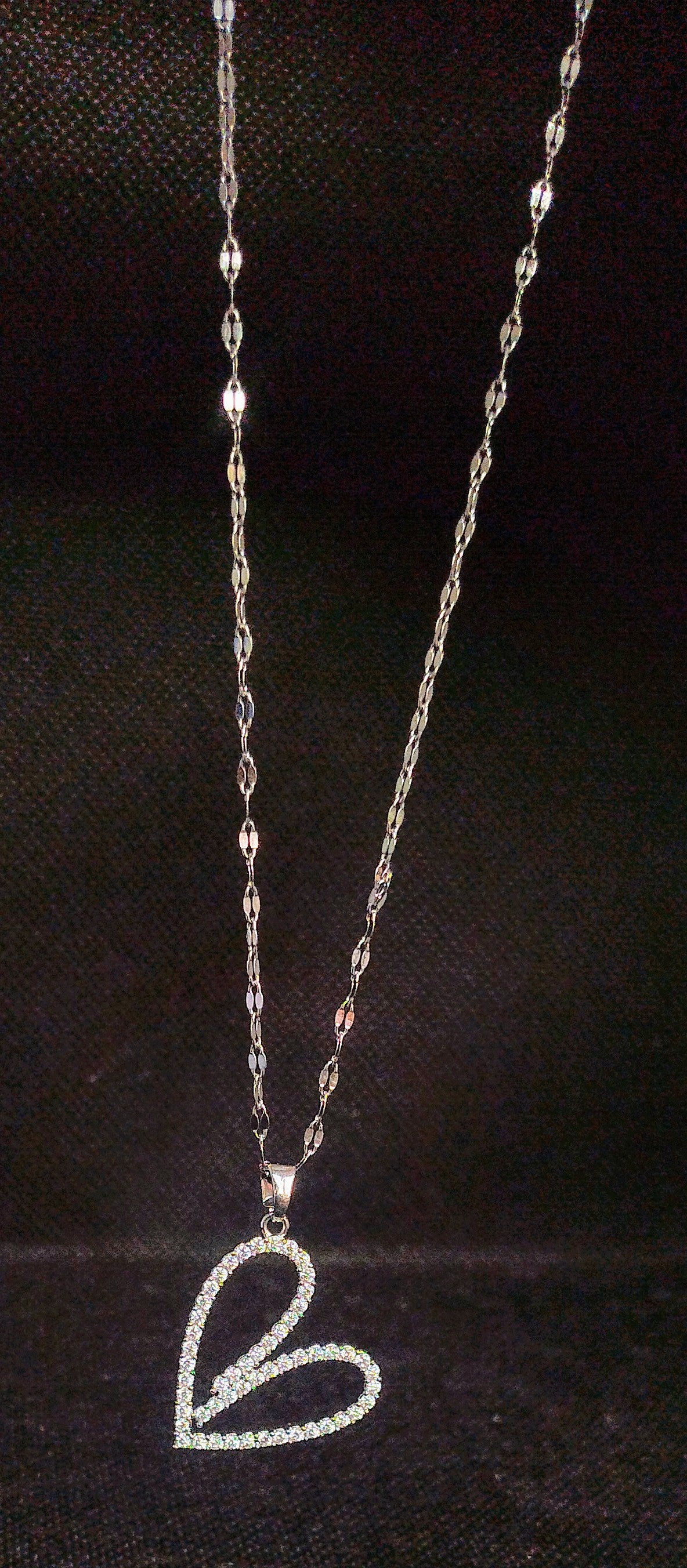 Collana cuori e brillanti