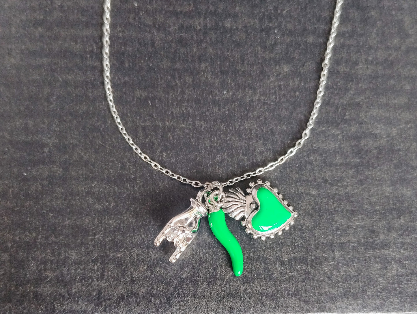 Collana malocchio silver