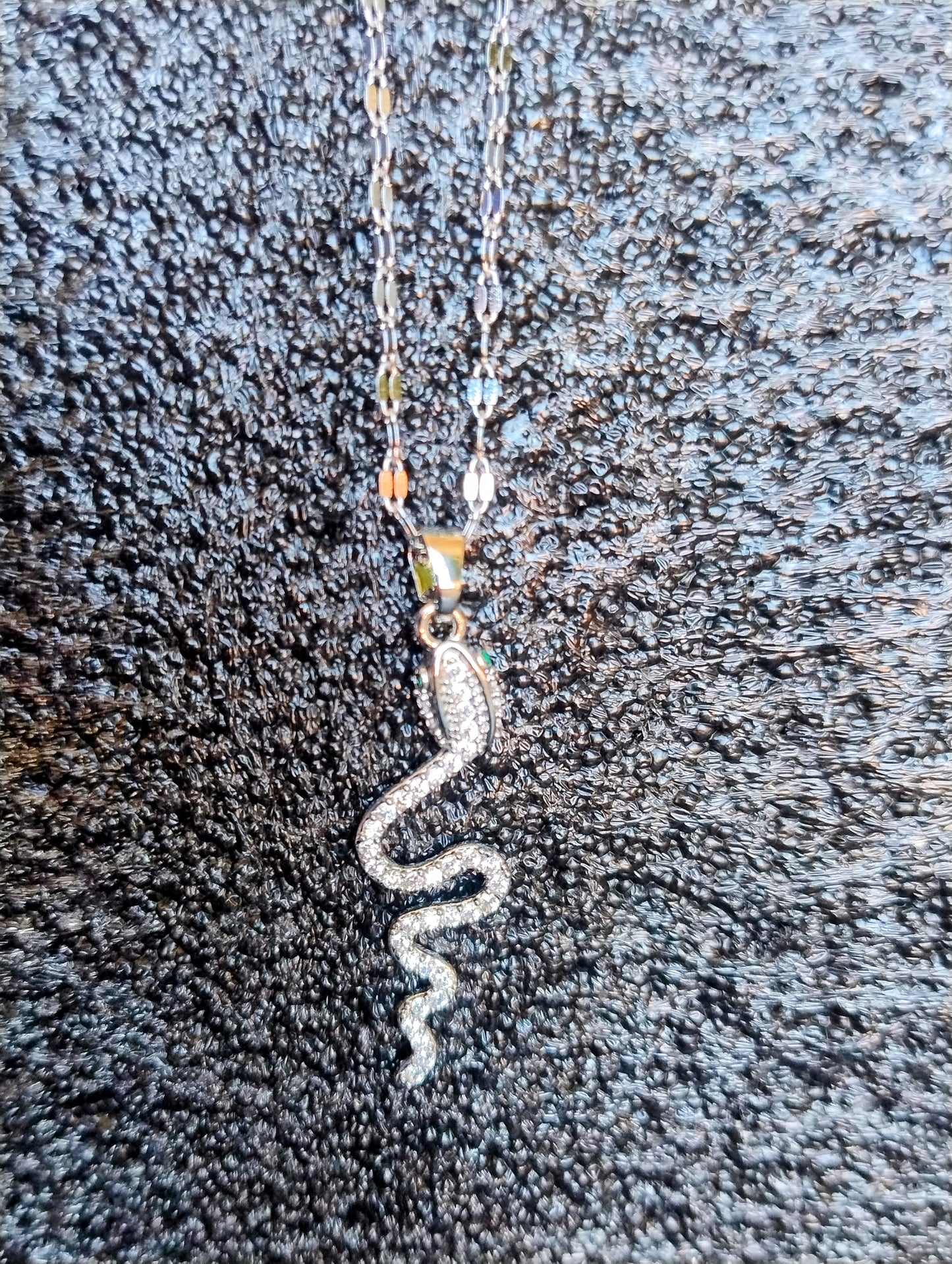 Collana Cobra  splendente