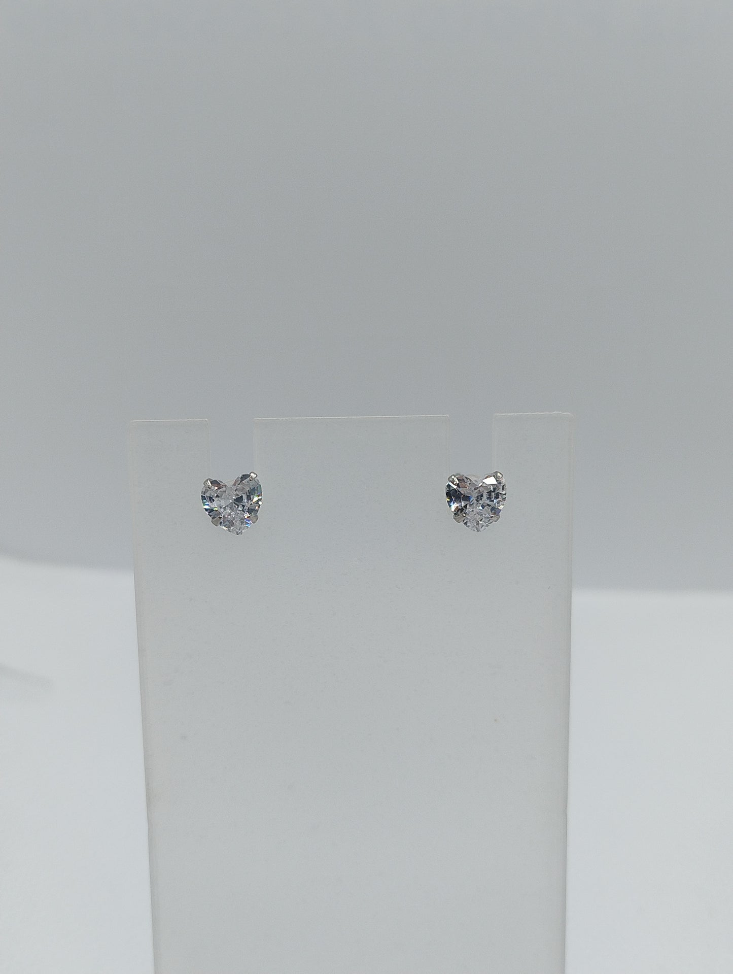 Orecchini "Cuore di Luce" in Argento 925 taglia 6