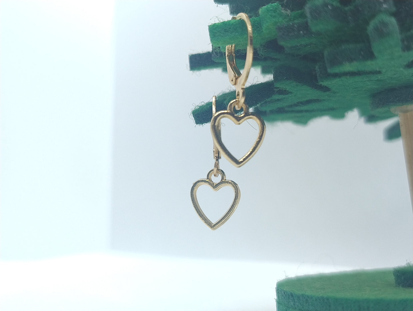 (omaggi)Orecchini Cuori Danzanti