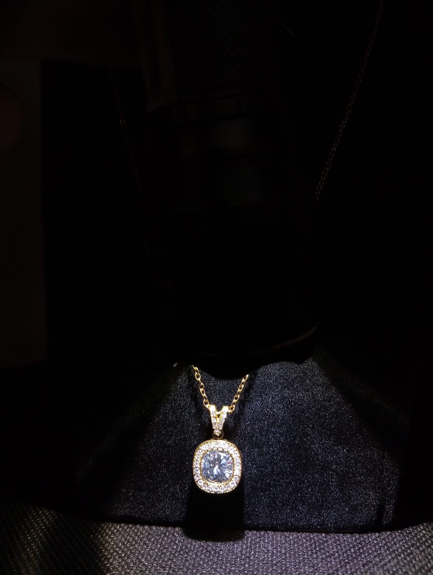 Collana Quadrato Intercambiabile ♥ in Acciaio Inossidabile con 4 Pietre Incluse  Bijoux Personalizzabile Oro e Argento 🖤
